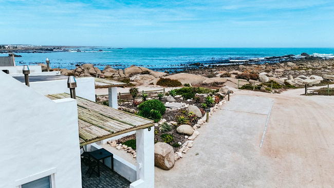 view of the sea from the patio